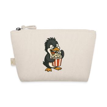 Cool Penguin Popcorn Cinema Movie - Organic Pouch - nature - Front