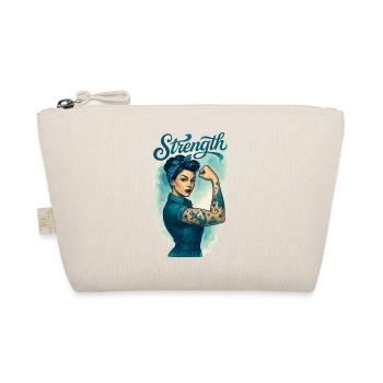 femme forte Rockabilly Maritime Biceps cadeau - Trousse biologique - nature - Devant