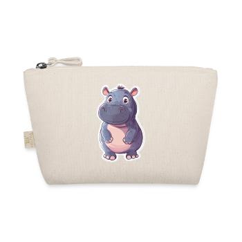 Hippopotamus - Organic Pouch - nature - Front