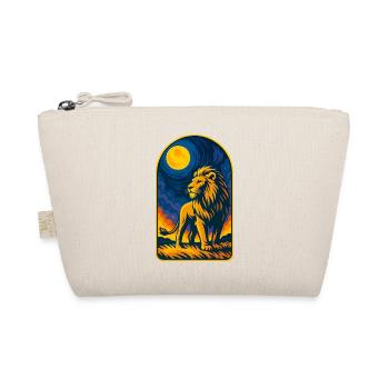 Lion majestueux sous la lune mystique - Trousse biologique - nature - Devant
