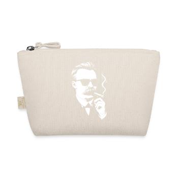 Rétro Noir Friedrich Nietzsche fumant un cigare - Trousse biologique - nature - Devant