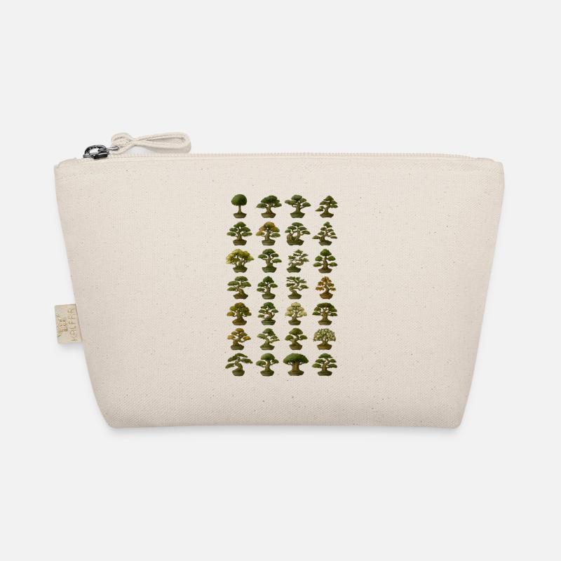 Various bonsai trees collection Organic Pouch