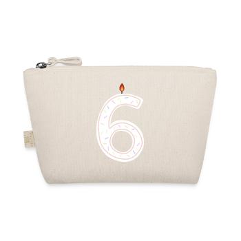 Couleur d’anniversaire numéro bougie design - Trousse biologique - nature - Devant