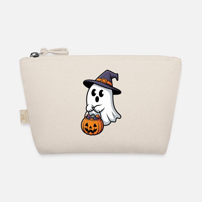 Scary Halloween Witch Ghost Design Organic Pouch