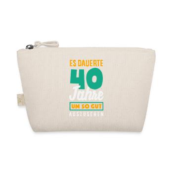 Drôle 40e anniversaire cadeau chemise d’anniversaire - Trousse biologique - nature - Devant