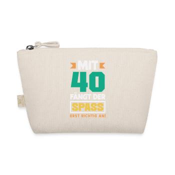 Drôle 40e anniversaire cadeau chemise d’anniversaire - Trousse biologique - nature - Devant