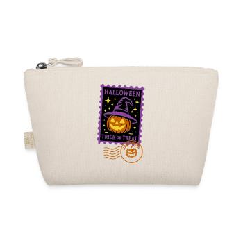 Timbre-poste - Citrouille d'Halloween avec chapeau magique - Trousse biologique - nature - Devant