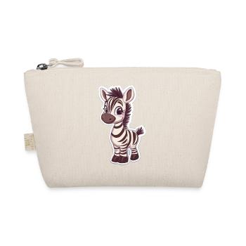 Zebra - Bio-Täschchen - Natur - Vorne