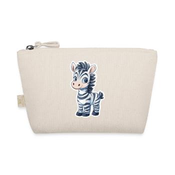 Zebra - Bio-Täschchen - Natur - Vorne