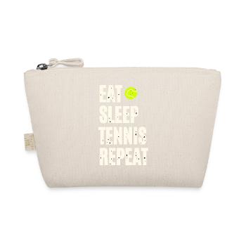 Eat Sleep Tennis Repeat - Bio-Täschchen - Natur - Vorne