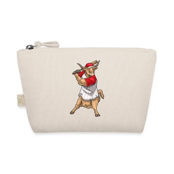 Highland Cattle Baseball Baseball Bat - Organic Pouch - nature - Front