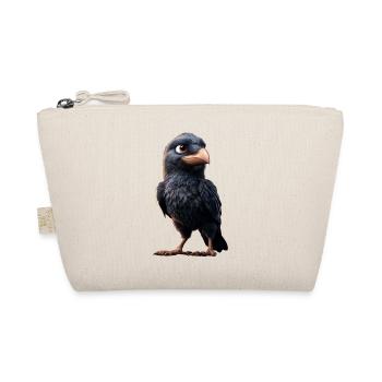 Raven, Crow, Bird, Raven Crow, Jackdaw, Black Raven - Organic Pouch - nature - Front