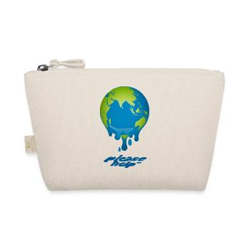 Melting Globe - Organic Pouch - nature - Front