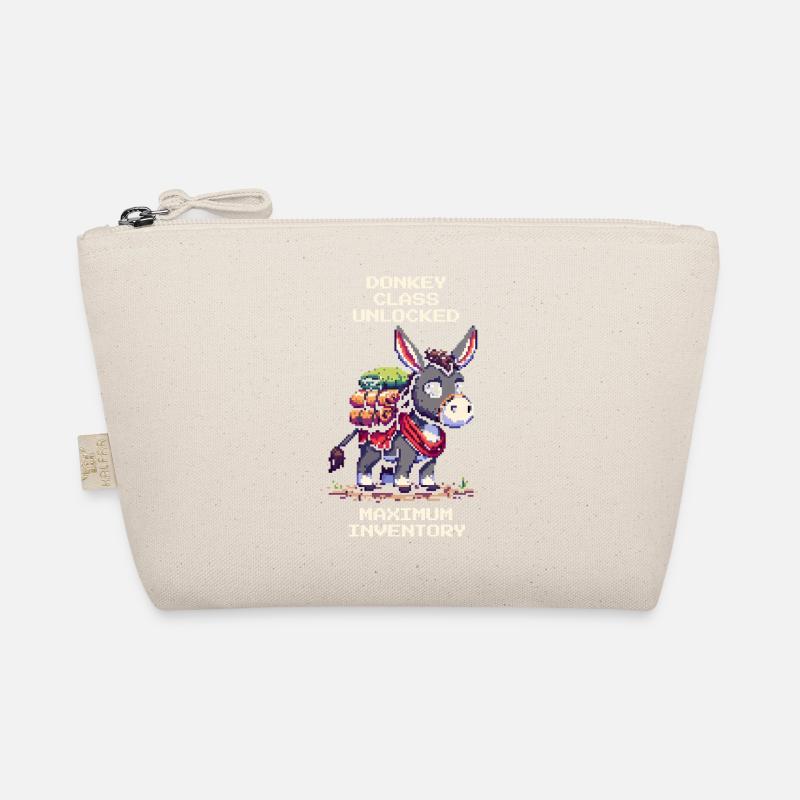 Donkey Class: Max Inventory | RPG Donkey Pixel Art Organic Pouch