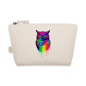 Art du hibou de couleur vive - Trousse biologique - nature - Devant