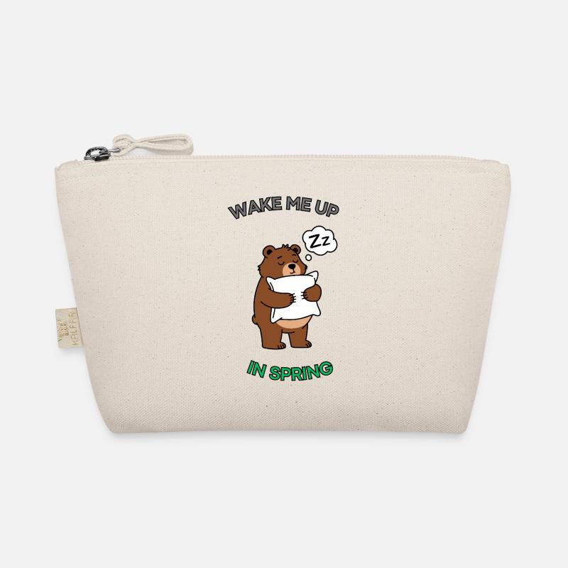 Sleepy Bear - Organic Pouch - nature
