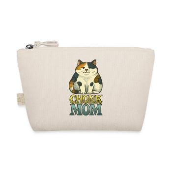 Chonk Mom Calico Cat - Organic Pouch - nature - Front