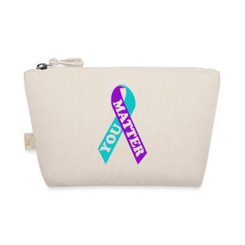 Ruban de sensibilisation au suicide YOU MATTER - Trousse biologique - nature - Devant