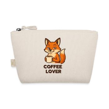 Coffee-loving fox - Organic Pouch - nature - Front