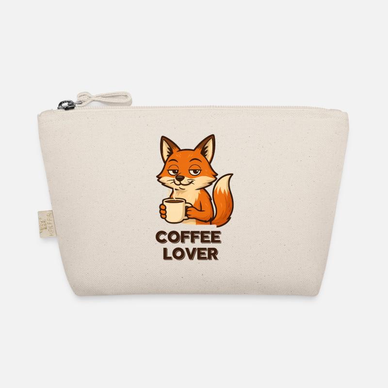 Kaffeeliebender Fuchs Bio-Täschchen