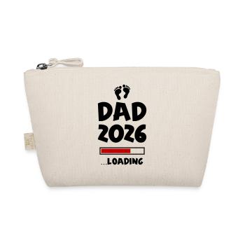 Dad 2026 Loading Papa Baby - Bio-Täschchen - Natur - Vorne