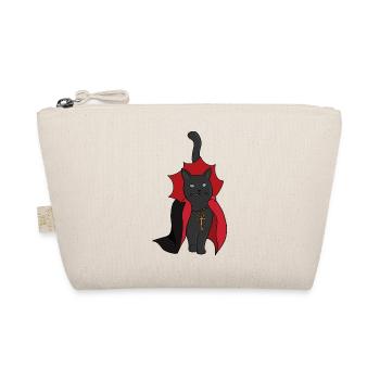 Black Cat Vampire - Organic Pouch - nature - Front