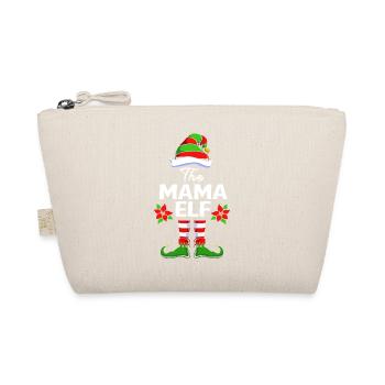 Elfe Elf Weihnachtsgeschenk Mutter Mama - Bio-Täschchen - Natur - Vorne