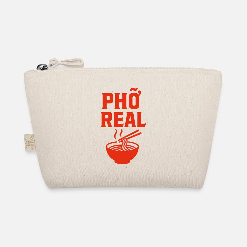 Pho Real – Lustiges Asia Food Design - Bio-Täschchen - Natur