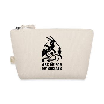 Socials Skiing - Organic Pouch - nature - Front