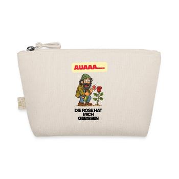 Ouch, the rose bit me - Organic Pouch - nature - Front