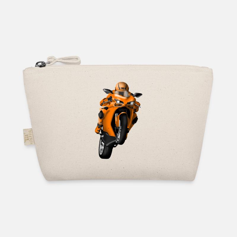 Vue de face de la machine de sport orange Trousse biologique