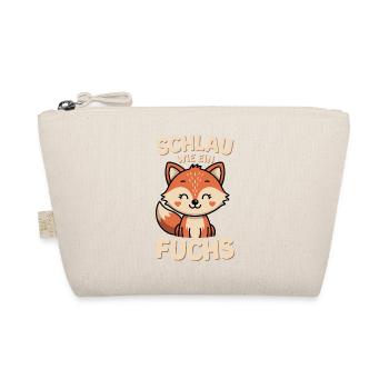 Schlau Wie Ein Fuchs Niedlicher Spruch - Bio-Täschchen - Natur - Vorne