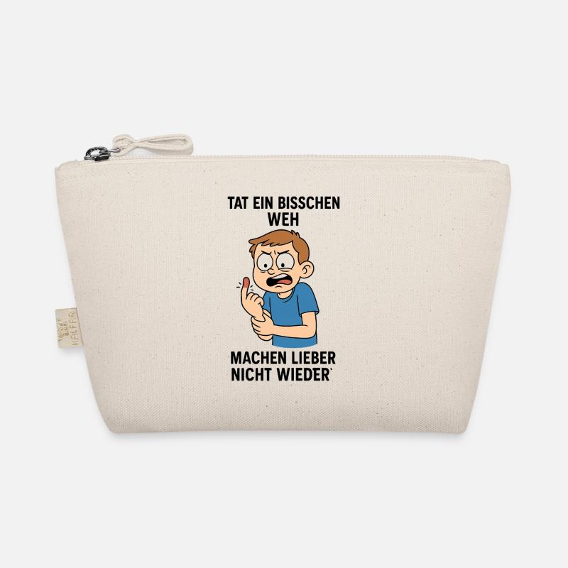 Don't Hurt Again Cartoon Boy Organic Pouch