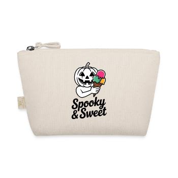 Halloweenkürbis mit Eiscreme - Organic Pouch - nature - Front
