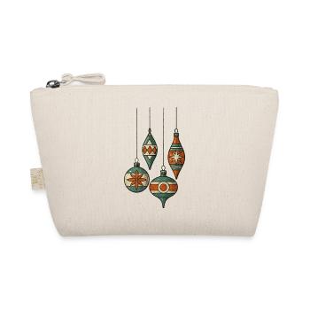 Christmas Baubles - Merry Christmas - Organic Pouch - nature - Front