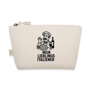 Favorite Italian Fan Outfit - Organic Pouch - nature - Front
