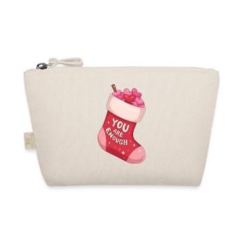 Anime Christmas Stocking You Are Enough - Bio-Täschchen - Natur - Vorne