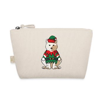 Kishu chien elfe de Noël costume elfe mignon - Trousse biologique - nature - Devant