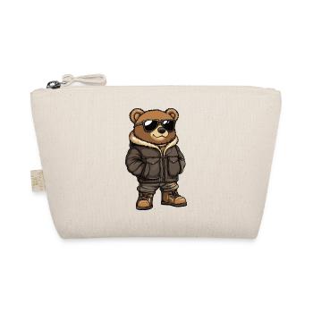 Bear Cool Winter - Organic Pouch - nature - Front