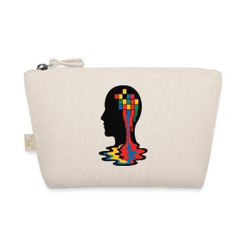 Vivid Mind Mosaik Silhouette - Bio-Täschchen - Natur - Vorne
