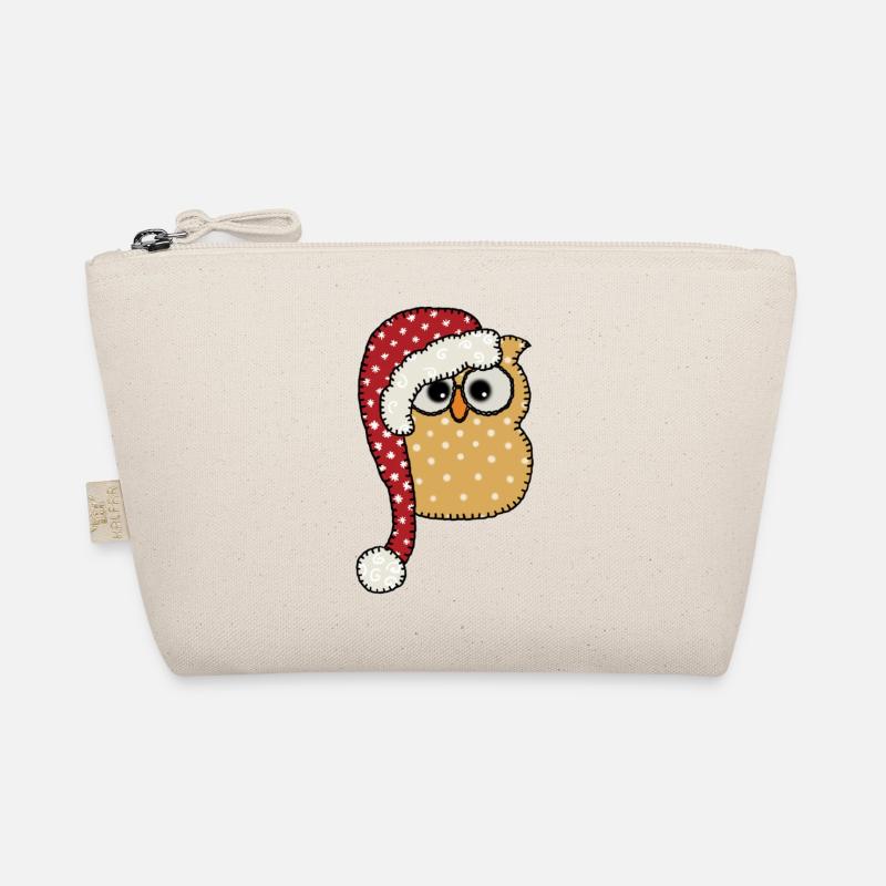 Weihnachtseule Bio-Täschchen