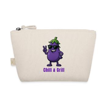 Aubergine - Chill & Grill Cartoon Légumes - Trousse biologique - nature - Devant