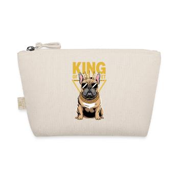 Roi Du Bouledogue Des Rues Avec Couronne - Trousse biologique - nature - Devant