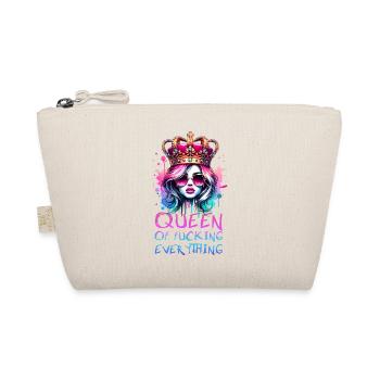 Königin Von Allem Mit Attitüde Und Stil - Organic Pouch - nature - Front