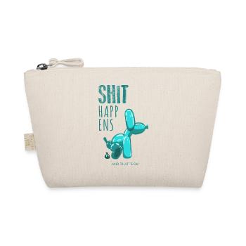 Shit happens, Ballondog - Organic Pouch - nature - Front