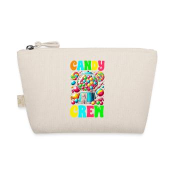 Candy Crew Deko Süßigkeitenliebhaber Naschkatze - Bio-Täschchen - Natur - Vorne