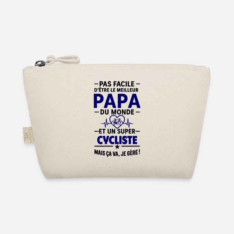 Heart + Cycling – Super Dad Cyclist Organic Pouch