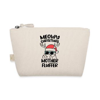 Meowy Christmas Mother Fluffer Katzen - Bio-Täschchen - Natur - Vorne
