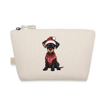 Doberman Chien de Noël - Trousse biologique - nature - Devant