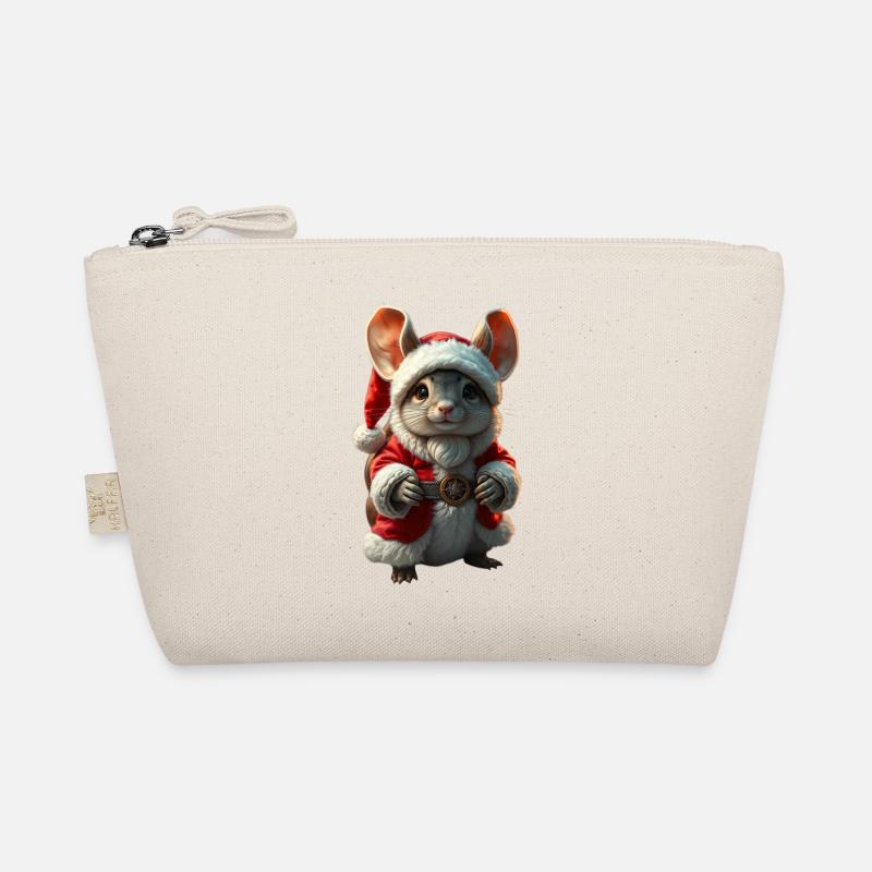Lapin de Noël en costume de Père Noël Trousse biologique